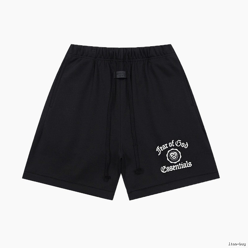 ESSENTIALS trendy brand black shorts