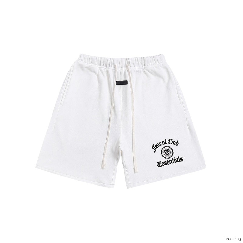 ESSENTIALS Trendy Brand Simple White Shorts