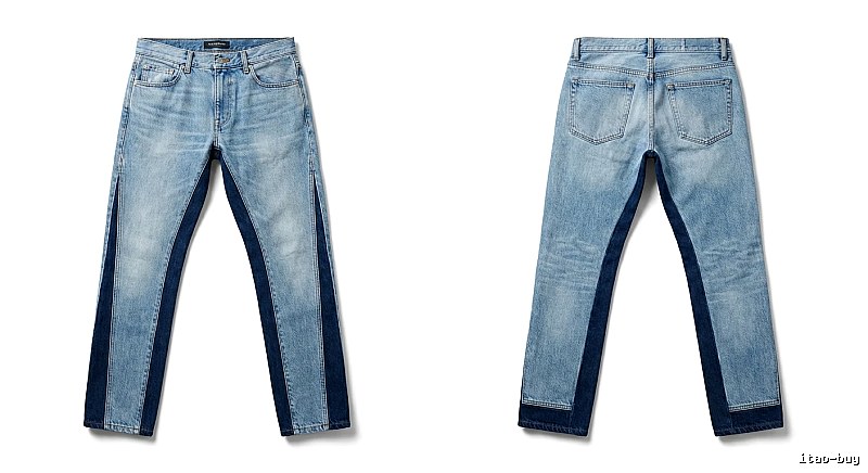 Gallery Dept. Color - Blocked Retro - Style Jeans