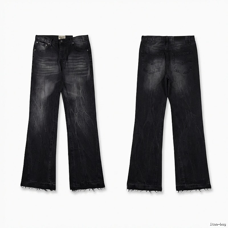 Gallery Dept. Distressed Black Jeans