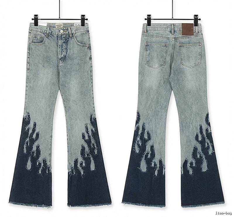 Gallery Dept Flame Wind Blue Jeans