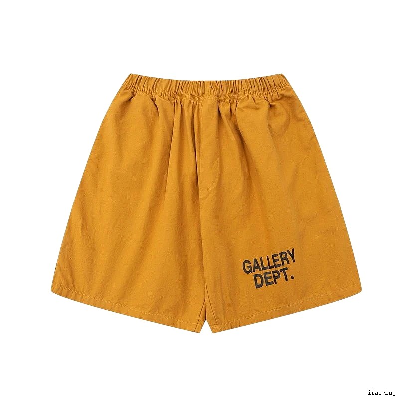 Gallery Dept. minimalist style yellow shorts