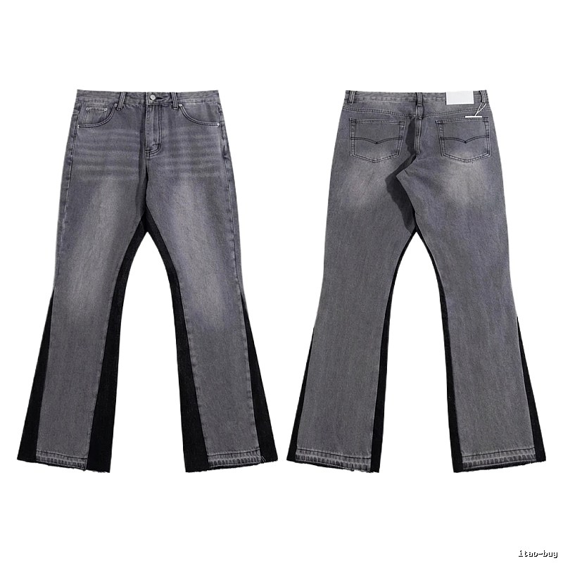 Gallery Dept patchwork grey-black jeans