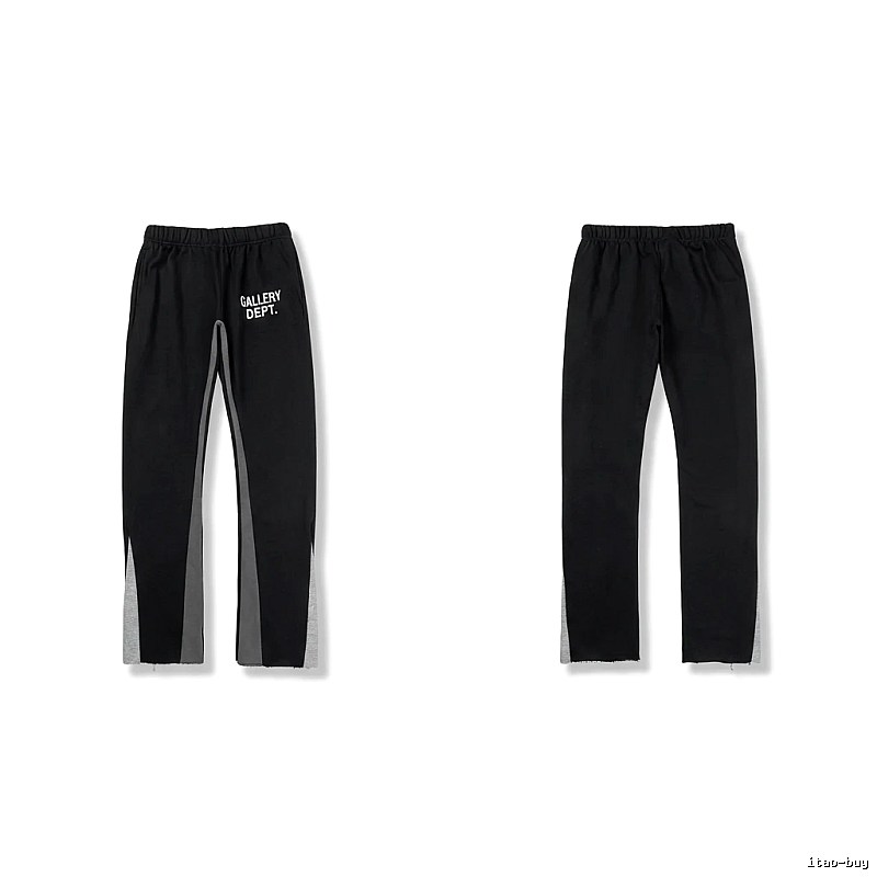 Gallery Dept. Patchwork Style Black Trousers