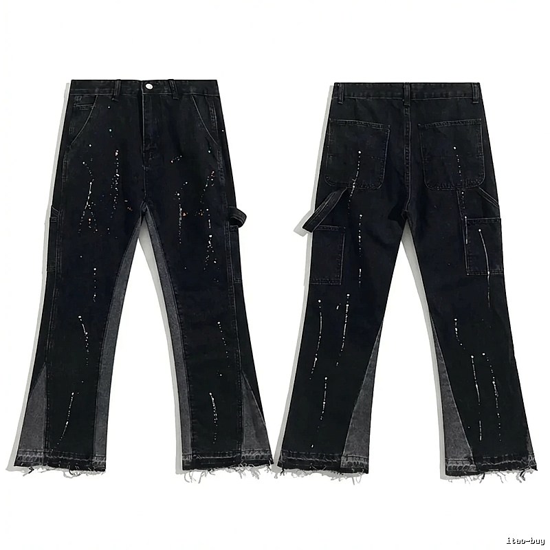 Gallery Dept Workwear Style Black Jeans