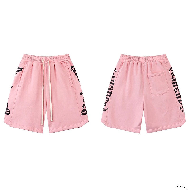 Godspeed Gothic Print Street Style Pink Shorts