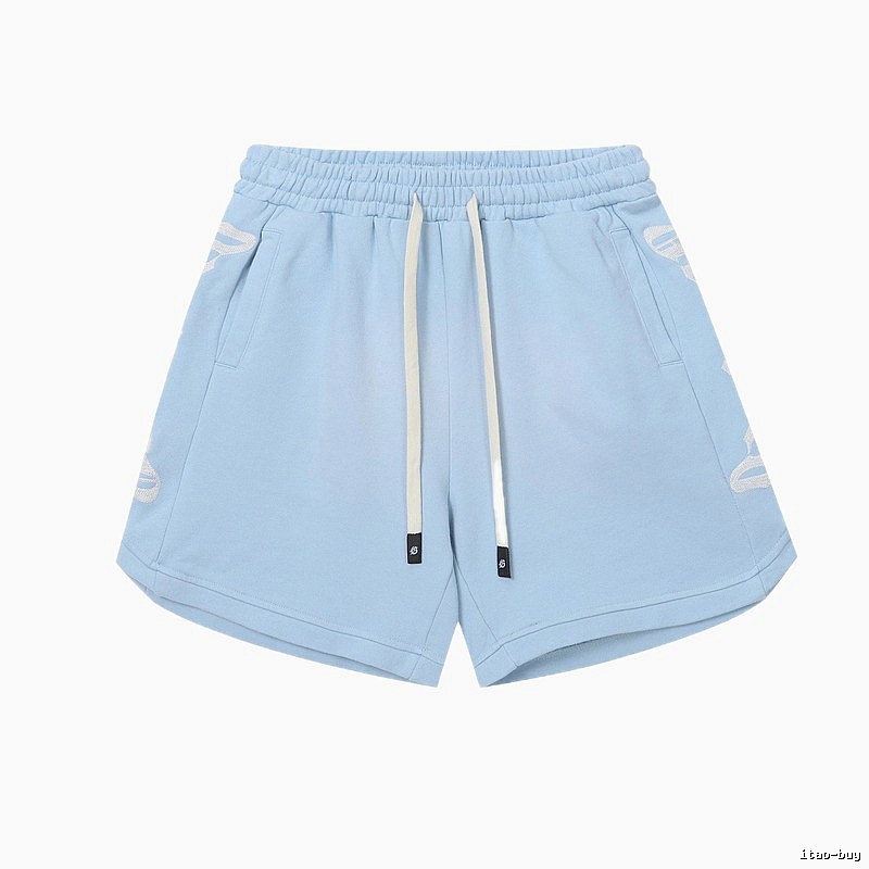 Godspeed Jacquard Street Style Light Blue Shorts