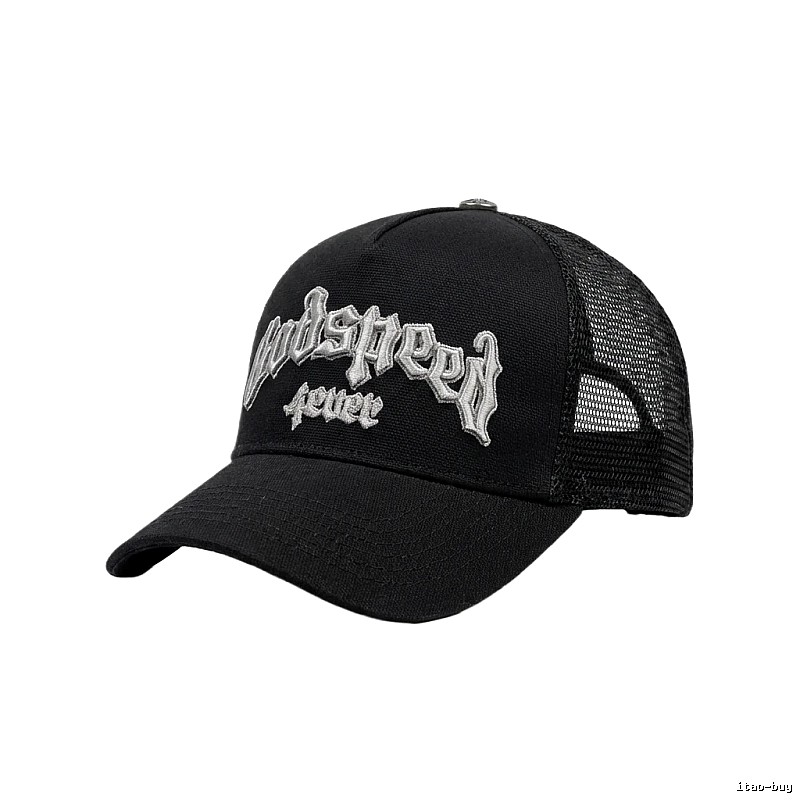 Godspeed retro-style black hat