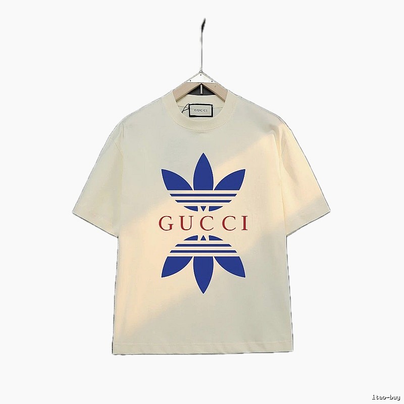 Gucci Co-branded Simple Style White T-shirt