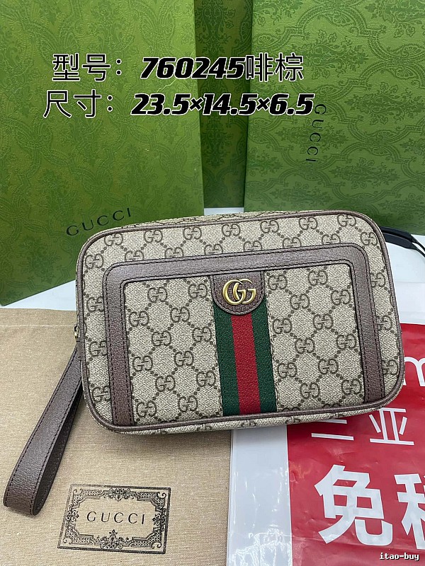 Gucci GG crossbody bag Beige Rectangular Web Stripe