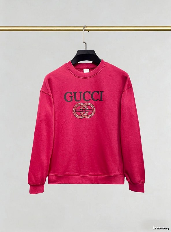 Gucci Pink Crewneck Sweatshirt with Gucci Sweatshirt for Photo Ready