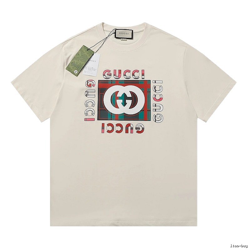 Gucci printed fashion white T-shirt