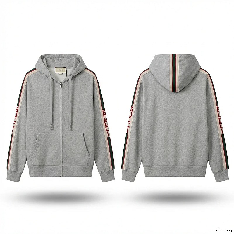 Gucci Stripe Grey Hoodie