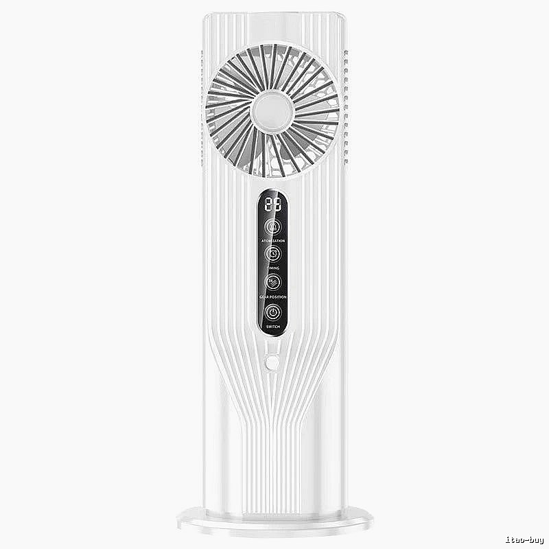 Handheld Cooling Handheld Turbo Fan White English Packaging