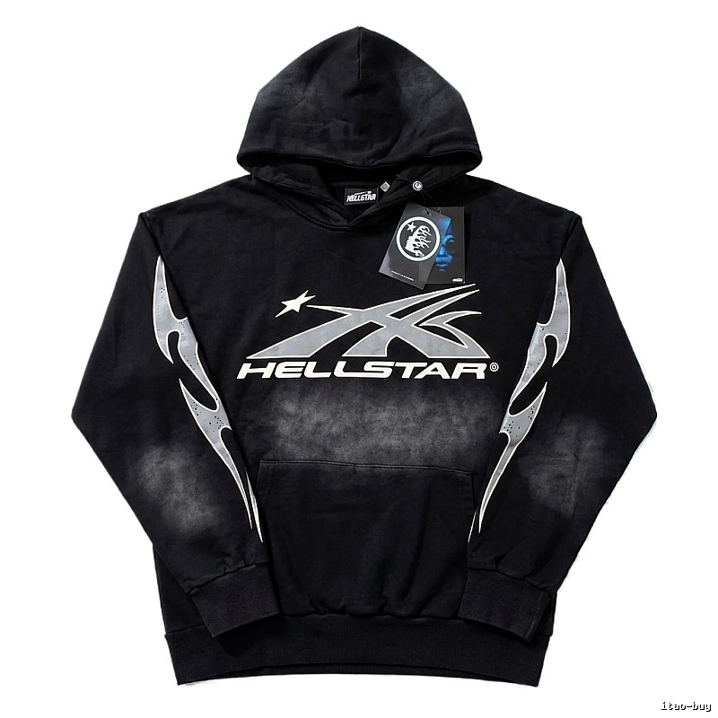 Hellstar Dark Style Black Hoodie
