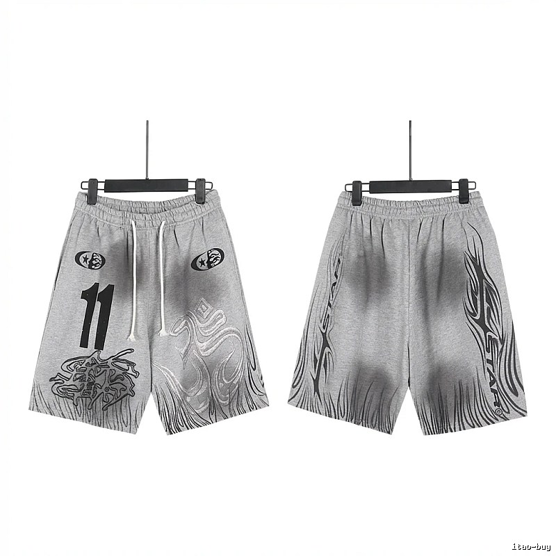 Hellstar dark style gray shorts