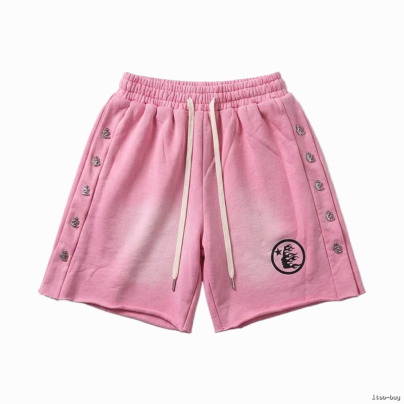 Hellstar dark style pink shorts