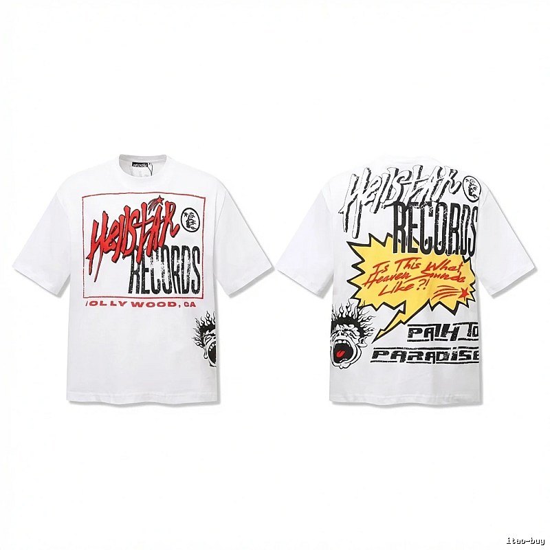 Hellstar Records Trendy and Cool Style White T-shirt