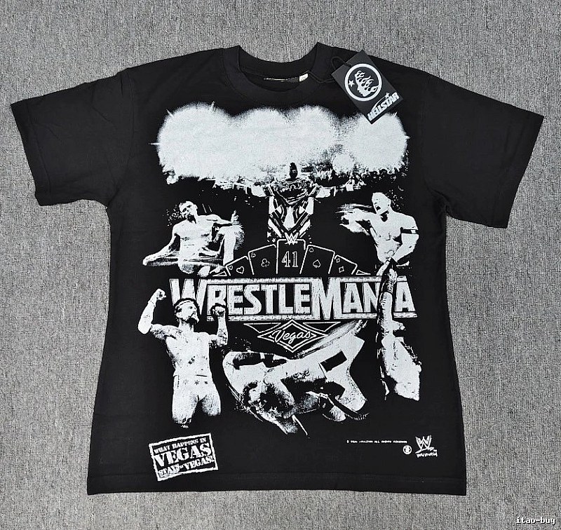 Hellstar WrestleMania Street Style Black T-Shirt