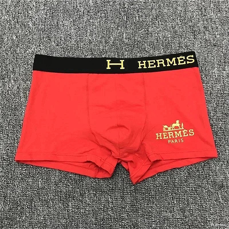 Hermes Lightweight Logo boxer briefs Black Boxer Briefs for Trend Styling