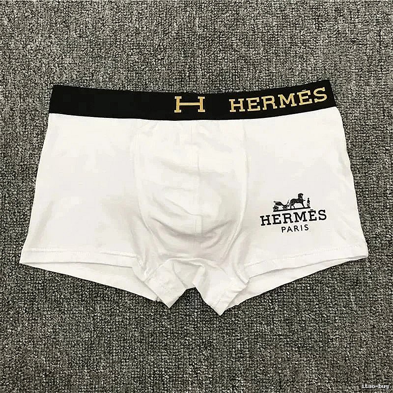 Hermes Travel Logo boxer briefs Black Boxer Briefs with Modern Look