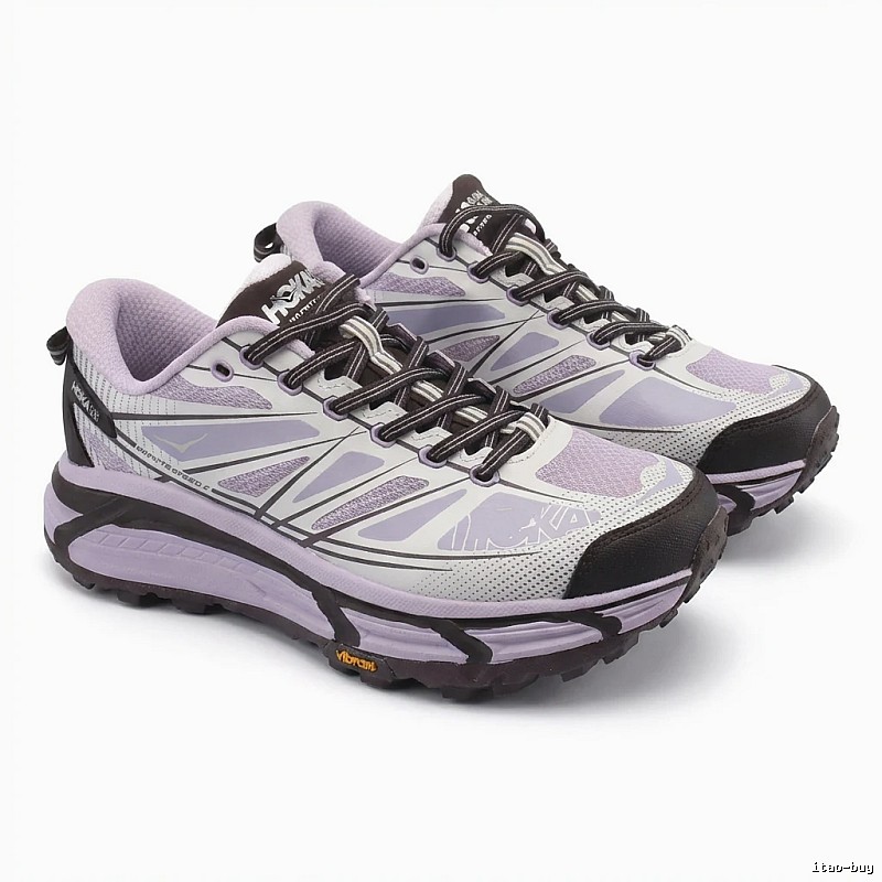 HOKA Trail Running Shoes in Grey-Purple