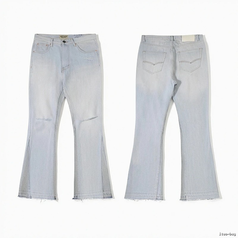 Hole-flared jeans from Gallery Dept.