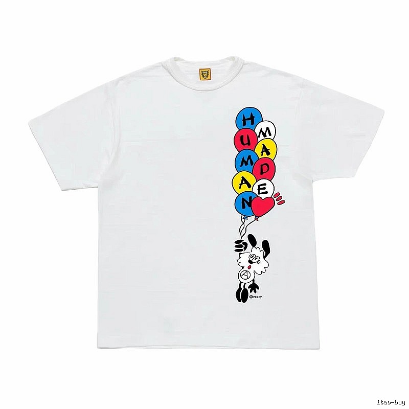 HUMAN MADE Balloon Print Japanese Streetwear White T-Shirt