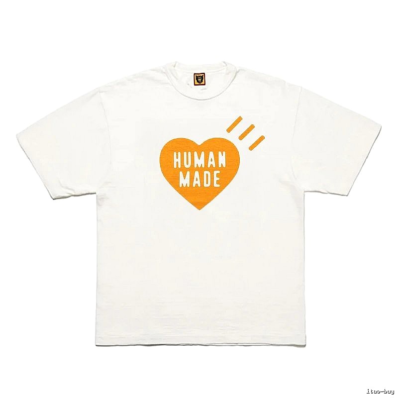 Human Made Compact Heart logo T-shirt Black Green Human for Smart Casual Looks