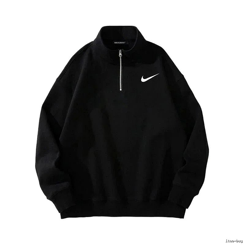 Lacoste Premium Style Quarter-zip sweatshirt Black Quarter Zip for Resort Outfits