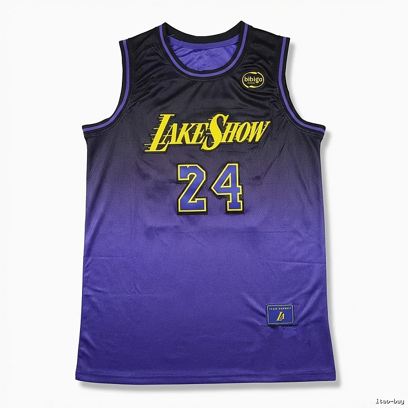 Lakers gradient-style basketball uniforms