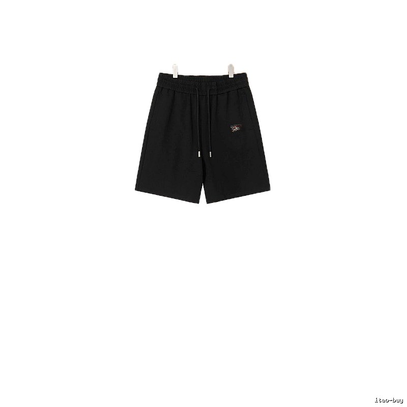LV casual style black shorts