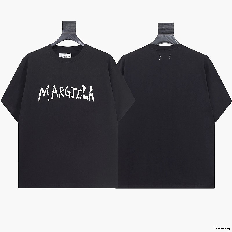Maison Margiela Graffiti High Street Black Short-sleeve T-shirt
