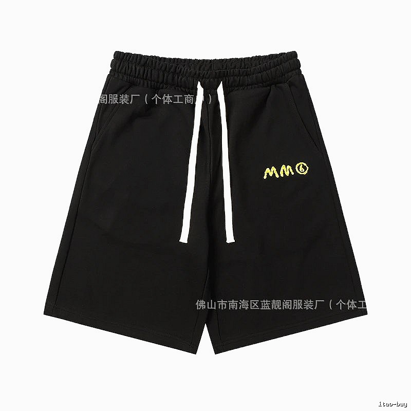 Maison Margiela minimalist style black shorts