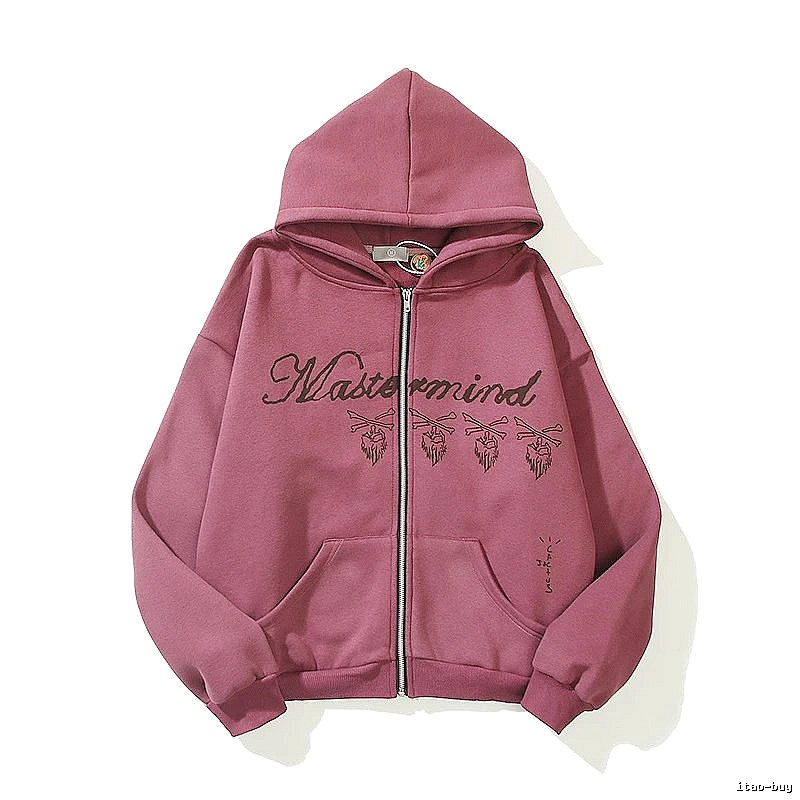 Mastermind Style W02 Zip Hoodie Travel Styling Skull