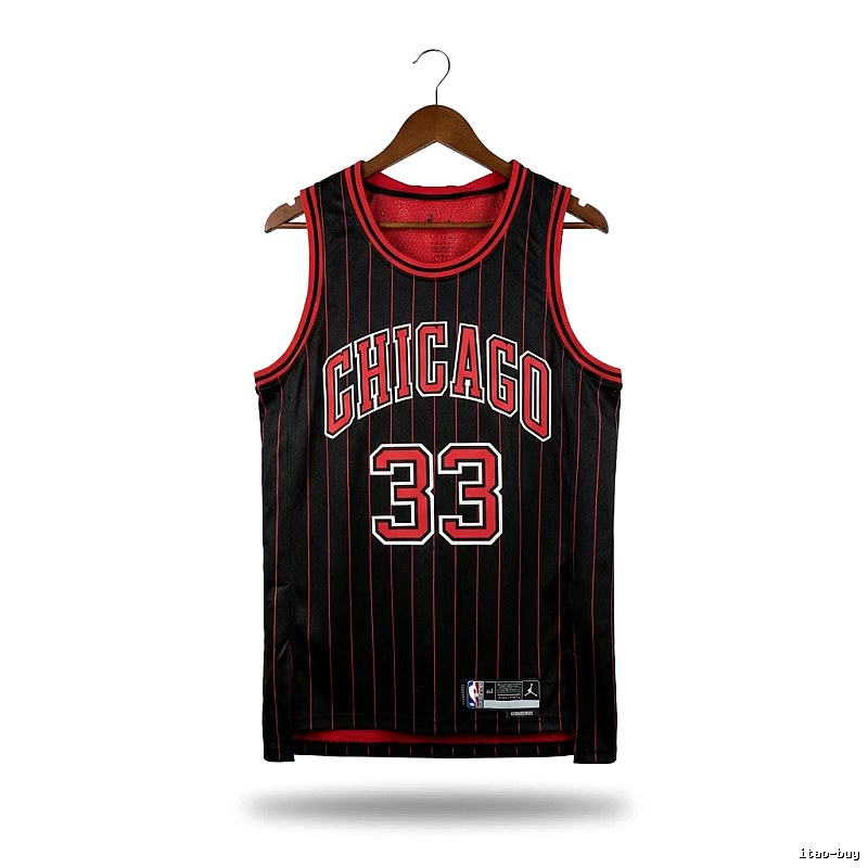 Michael Jordan retro black and red jersey