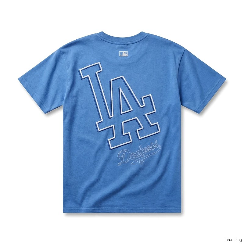 MLB Dodgers Blue Trendy Brand T-shirt