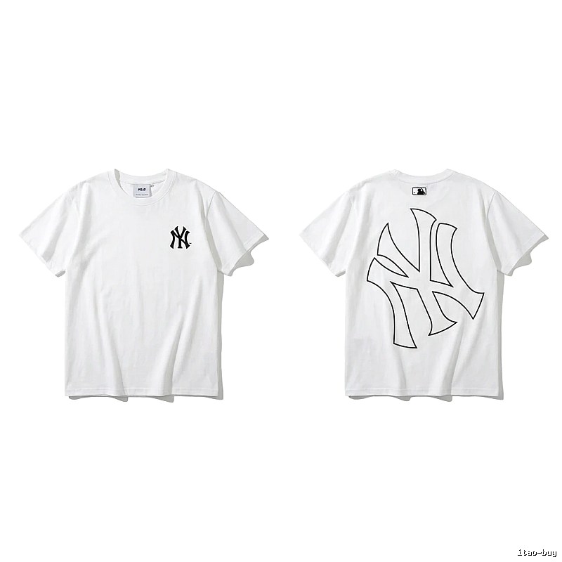 MLB New York Yankees minimalist style white T-shirt
