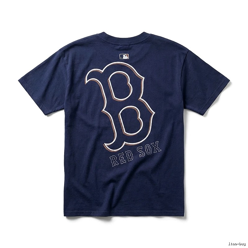 MLB Red Sox Dark Blue T-shirt