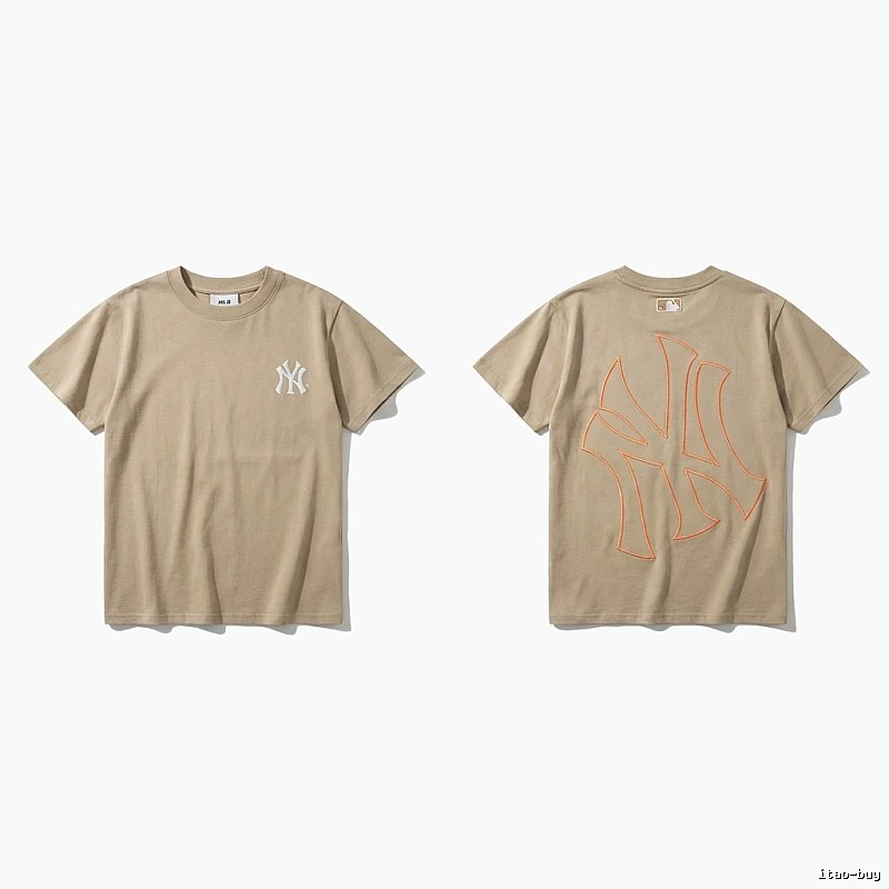 MLB retro style khaki T-shirt