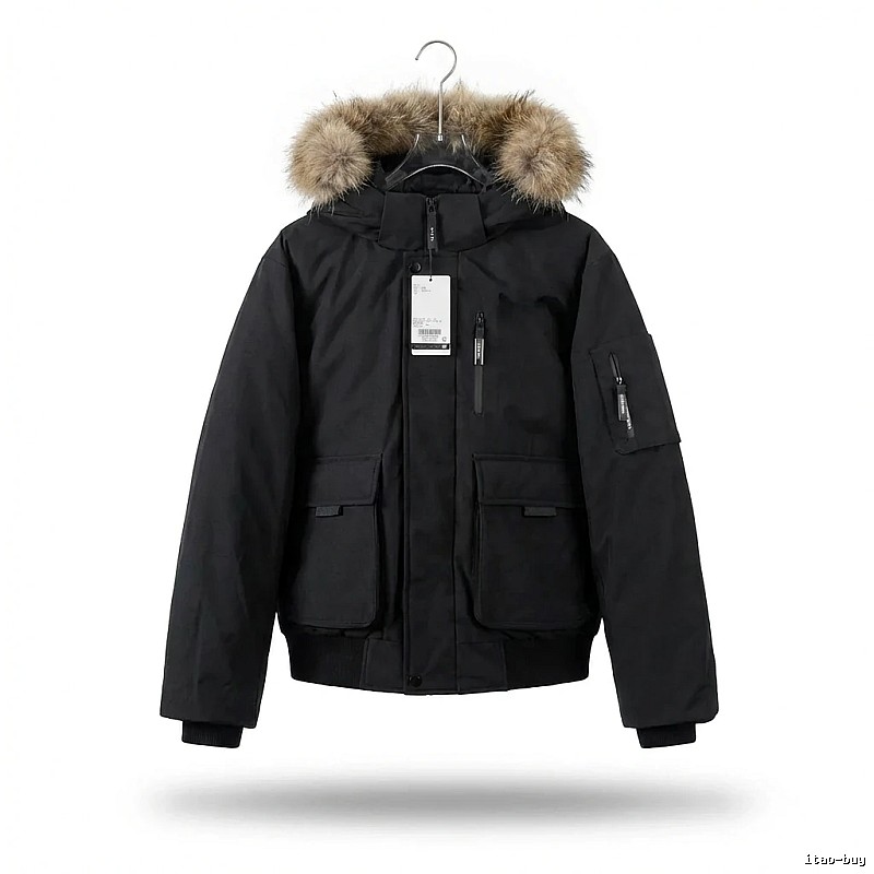 MLB Workwear Style Black Down Jacket