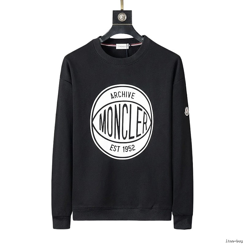 Moncler Archive Retro Style Black Sweatshirt