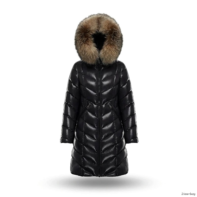 Moncler black luxury style down jacket