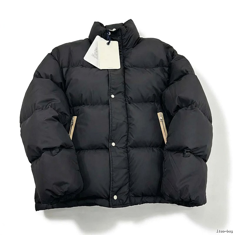 Moncler black short down jacket
