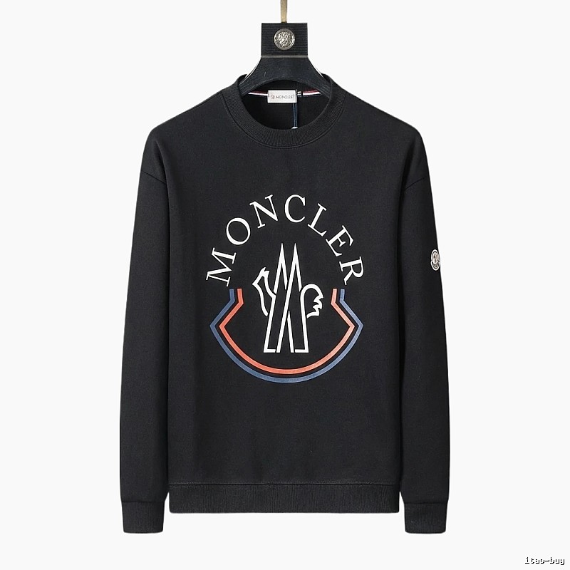 Moncler Classic and Stylish Black Sweatshirt