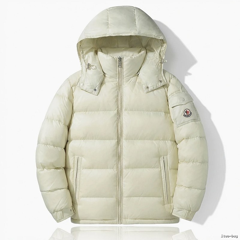 Moncler classic beige down jacket