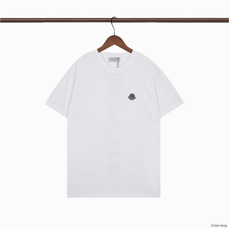 Moncler Classic Minimalist Style White Short-sleeve T-shirt