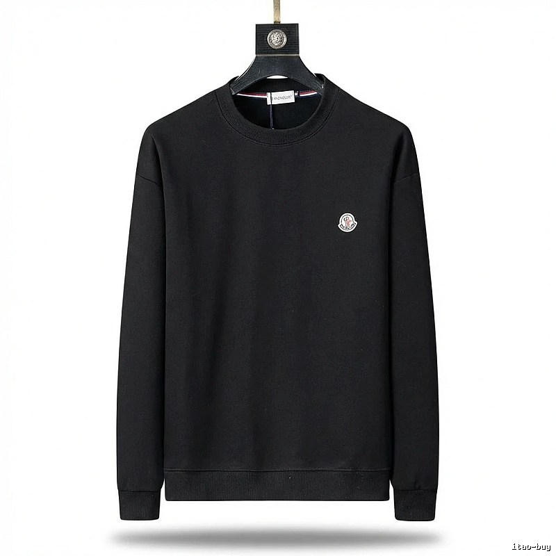 Moncler classic simple black sweatshirt