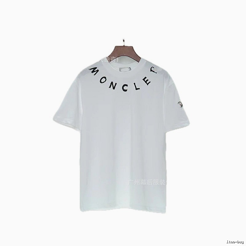 Moncler Graffiti Casual Style White Short-sleeve T-shirt