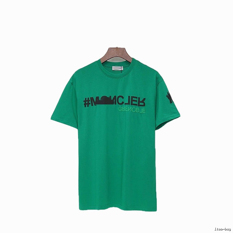 Moncler Grenoble Trendy Green Short-sleeve T-shirt